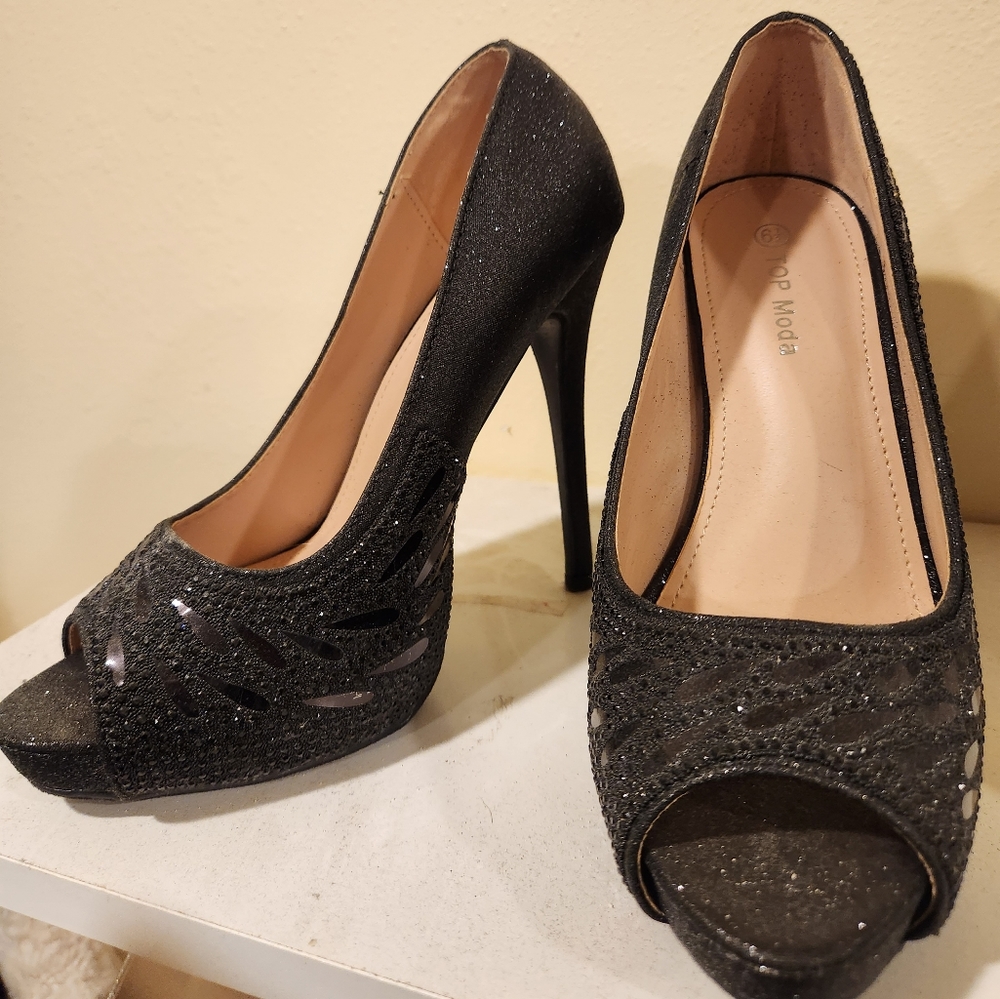 Beaded heels